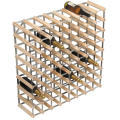 European 6/12/15/30/42/72/90 Bottle Wood and Metal Wine Rack